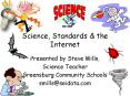 Science, Standards PowerPoint PPT Presentation