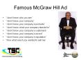 Famous McGraw Hill Ad PowerPoint PPT Presentation