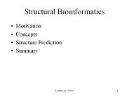 Structural Bioinformatics