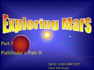 Exploring Mars