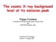 The cosmic Xray background level at its emission peak PowerPoint PPT Presentation