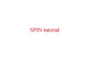 SPIN tutorial