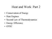 Heat and Work: Part 2