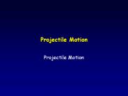 Projectile Motion