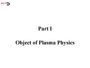 Object of Plasma Physics