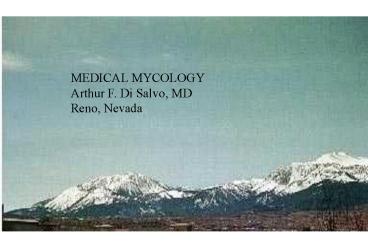 Medical Mycology