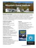 Mountain Quest Institute PowerPoint PPT Presentation