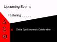 Upcoming Events PowerPoint PPT Presentation