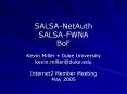 SALSA-NetAuth SALSA-FWNA BoF PowerPoint PPT Presentation