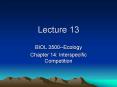 BIOL 3500Ecology PowerPoint PPT Presentation