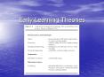 Early Learning Theories PowerPoint PPT Presentation