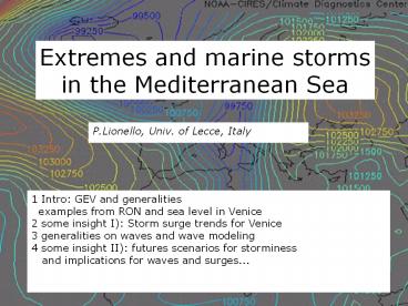 Extremes and marine storms