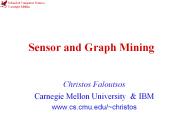 Sensor and Graph Mining