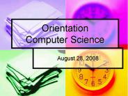 Orientation Computer Science