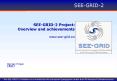 SEEGRID2 Project: Overview and achievements PowerPoint PPT Presentation