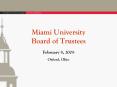 Miami University Board of Trustees PowerPoint PPT Presentation
