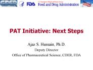 Ajaz S. Hussain, Ph.D.
