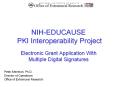 NIHEDUCAUSE PKI Interoperability Project PowerPoint PPT Presentation