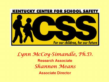 Lynn McCoySimandle, Ph'D'