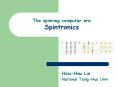 The%20spinning%20computer%20era%20%20Spintronics PowerPoint PPT Presentation