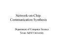 Network-on-Chip: Communication Synthesis PowerPoint PPT Presentation