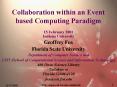 Collaboration within an Event based Computing Paradigm PowerPoint PPT Presentation