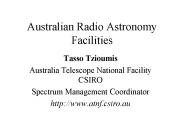 Australian Radio Astronomy Facilities
