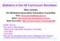 Statistics in the NZ Curriculum Stocktake PowerPoint PPT Presentation