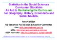 Statistics in the Social Sciences Curriculum Stocktake An Aid to Revitalising the Curriculum For Geo PowerPoint PPT Presentation