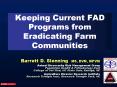 Keeping Current FAD Programs from Eradicating Farm Communities PowerPoint PPT Presentation