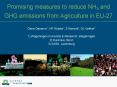 Promising measures to reduce NH3 and GHG emissions from Agriculture in EU-27 PowerPoint PPT Presentation