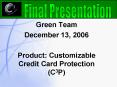 Green Team PowerPoint PPT Presentation