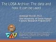 The LOSA Archive: The data and how it can be used PowerPoint PPT Presentation