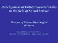 Development of Entrepreneurial Skills in the field of Social Service PowerPoint PPT Presentation