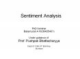 Sentiment Analysis PowerPoint PPT Presentation