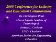 2000 Conference for Industry and Education Collaboration PowerPoint PPT Presentation