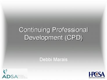 Continuing Professional Development Cpd Presentation Free To View Continuing Professional Development Cpd Presentation Free To View