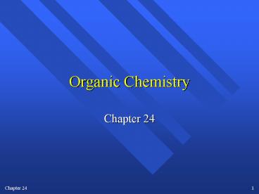 Organic Chemistry