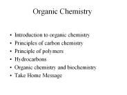 Organic Chemistry