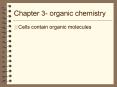 Chapter 3 organic chemistry PowerPoint PPT Presentation