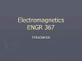 Electromagnetics ENGR 367 PowerPoint PPT Presentation