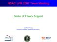 NSAC LPR 2007 Town Meeting PowerPoint PPT Presentation