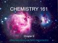 CHEMISTRY 161 PowerPoint PPT Presentation
