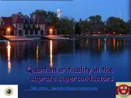 Quantum criticality in the