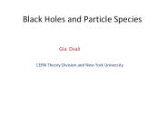 Black Holes and Particle Species