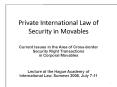 Private International Law of Security in Movables PowerPoint PPT Presentation