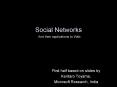 Social Networks PowerPoint PPT Presentation
