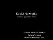 Social Networks