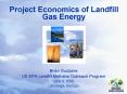 Project Economics of Landfill Gas Energy PowerPoint PPT Presentation
