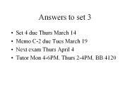 Answers to set 3
